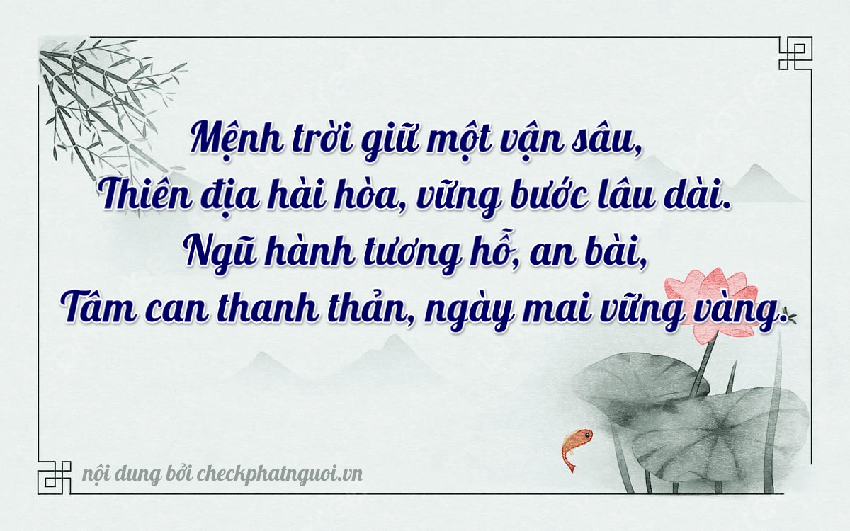 Bài thơ ý nghĩa cho <b>biển số 37M1-31968</b> tại website checkphatnguoi.vn