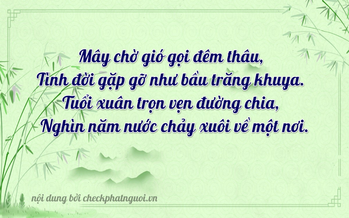 Bài thơ ý nghĩa cho <b>biển số 37M-36297</b> tại website checkphatnguoi.vn