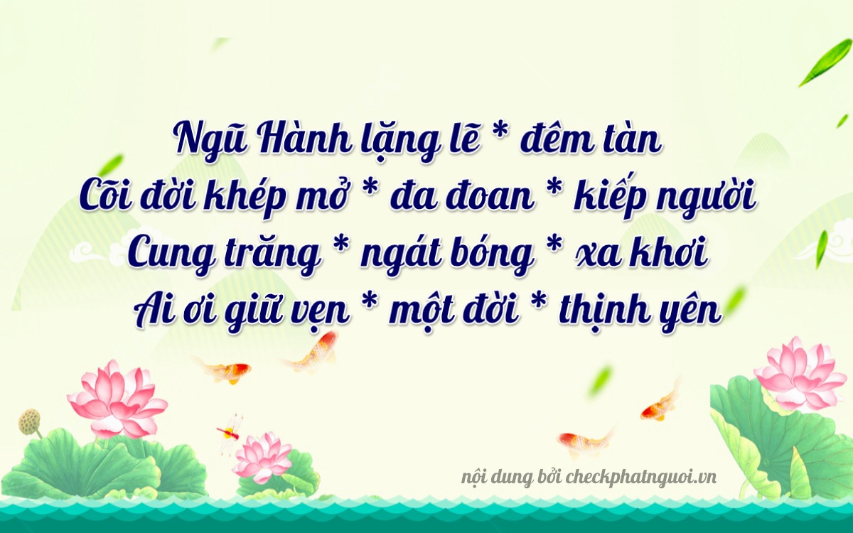 Bài thơ ý nghĩa cho <b>biển số 37N1-35675</b> tại website checkphatnguoi.vn