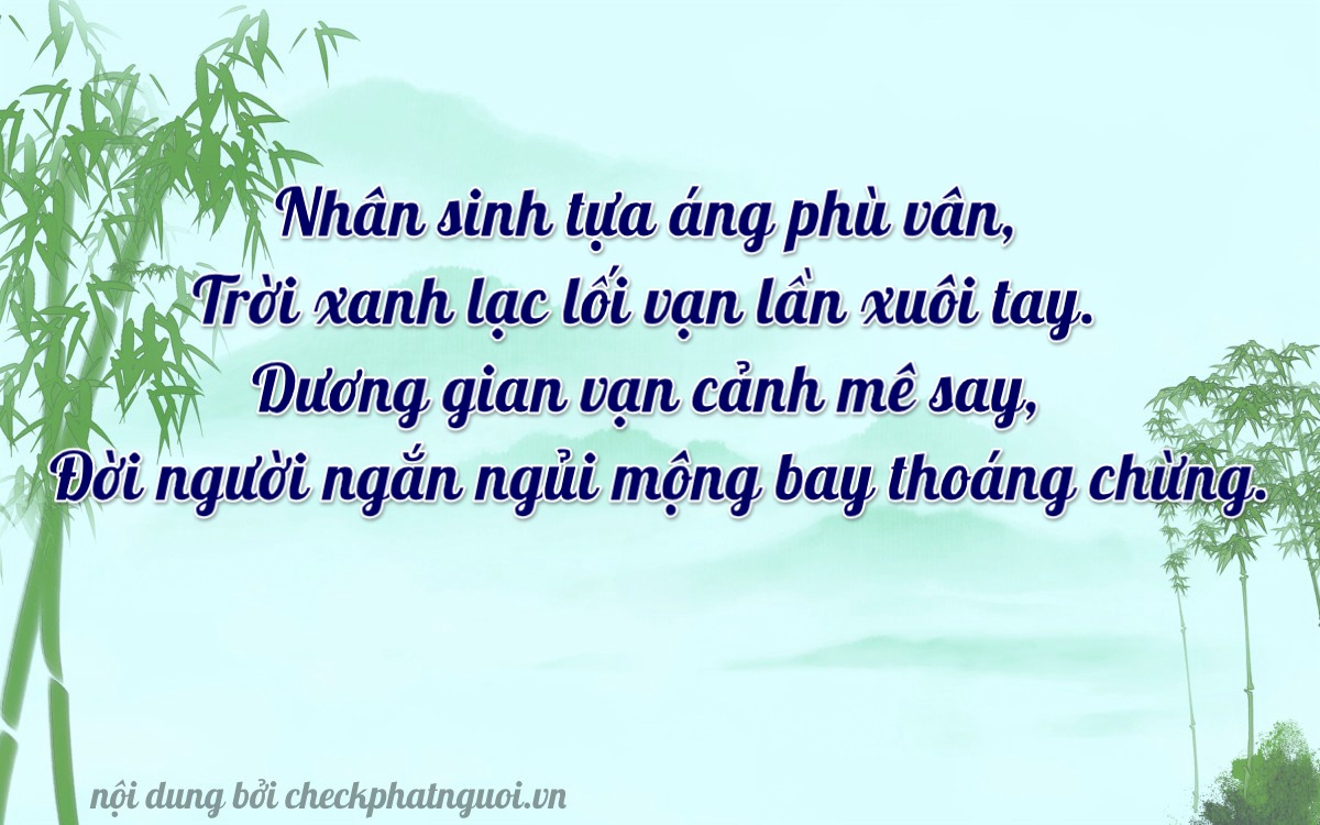 Bài thơ ý nghĩa cho <b>biển số 37P1-29357</b> tại website checkphatnguoi.vn