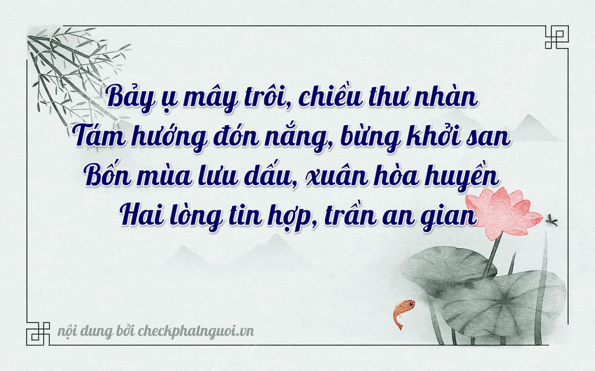 Bài thơ ý nghĩa cho <b>biển số 37P1-78742</b> tại website checkphatnguoi.vn