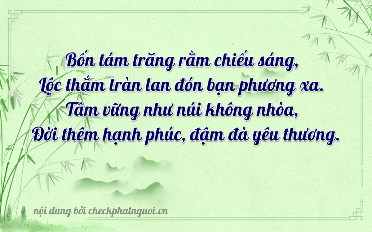 Bài thơ ý nghĩa cho <b>biển số 37P1-84862</b> tại website checkphatnguoi.vn