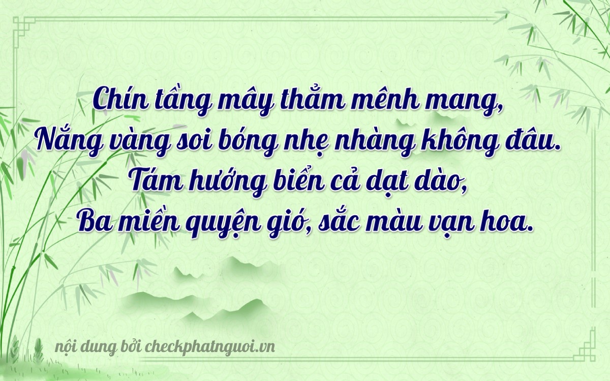 Bài thơ ý nghĩa cho <b>biển số 37P1-89830</b> tại website checkphatnguoi.vn
