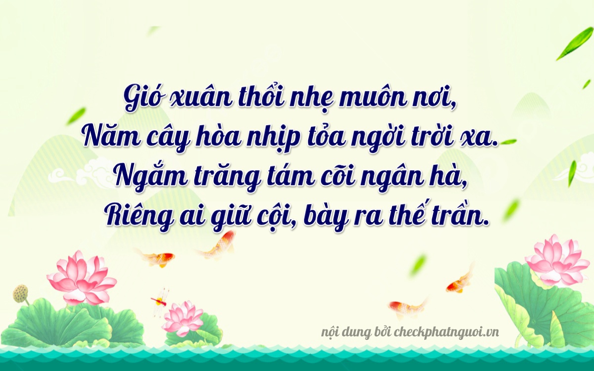 Bài thơ ý nghĩa cho <b>biển số 37SA-18721</b> tại website checkphatnguoi.vn