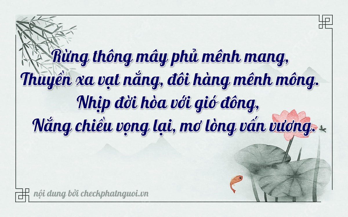 Bài thơ ý nghĩa cho <b>biển số 37V-2782</b> tại website checkphatnguoi.vn
