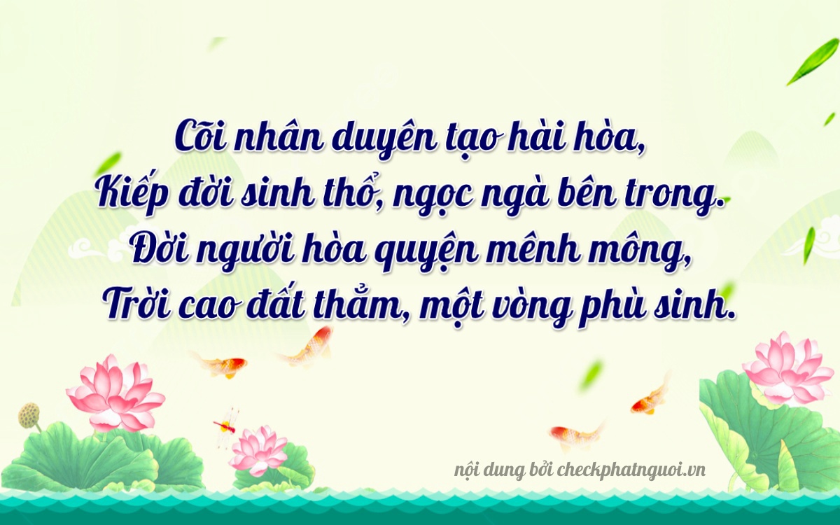Bài thơ ý nghĩa cho <b>biển số 38A-00383</b> tại website checkphatnguoi.vn
