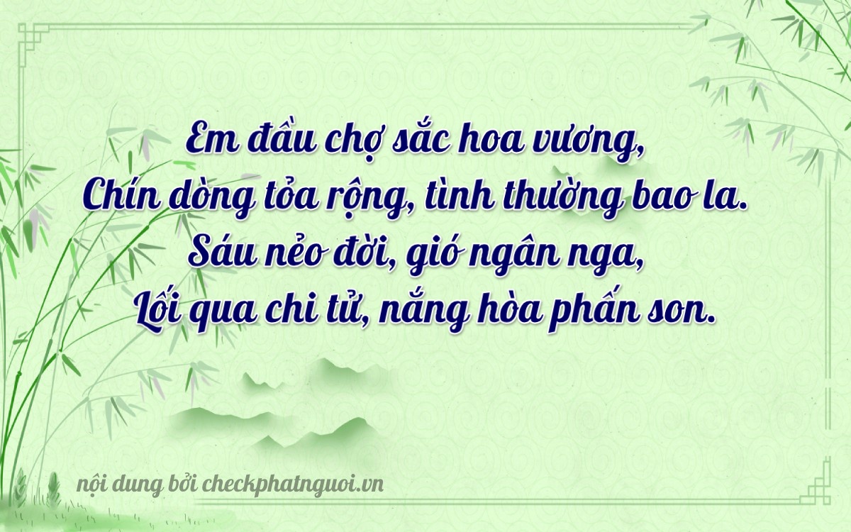 Bài thơ ý nghĩa cho <b>biển số 38A-01962</b> tại website checkphatnguoi.vn