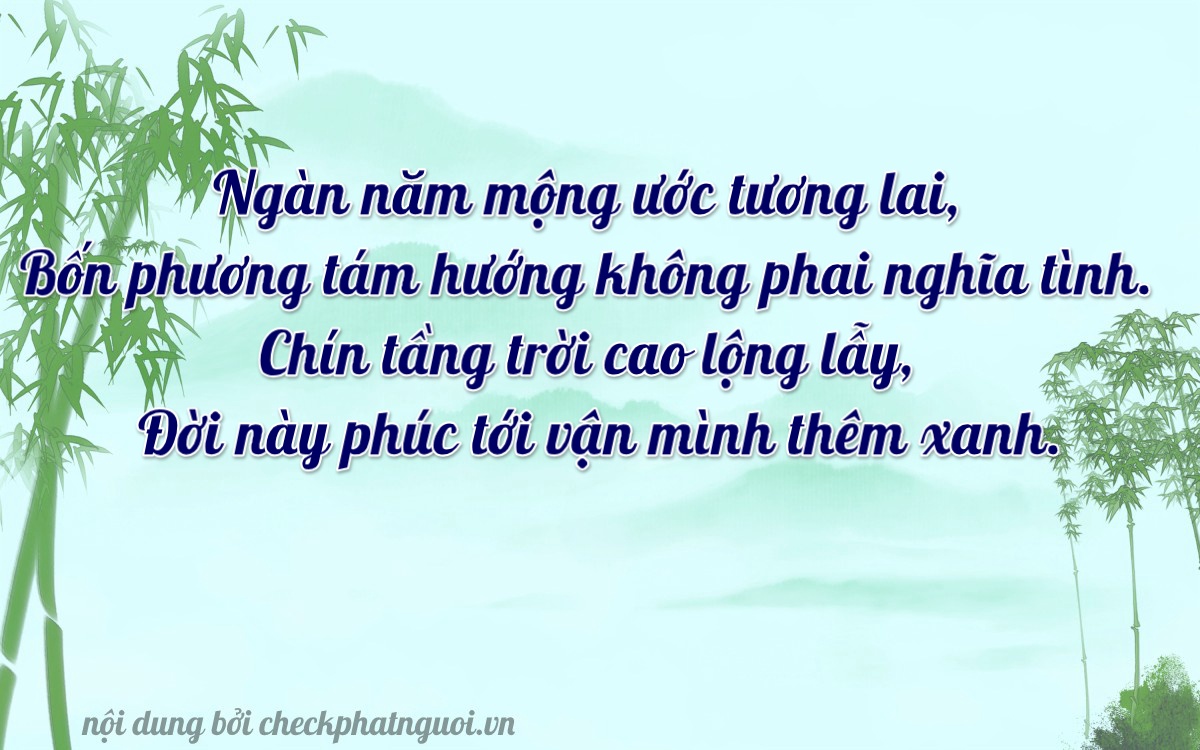 Bài thơ ý nghĩa cho <b>biển số 38A-10419</b> tại website checkphatnguoi.vn
