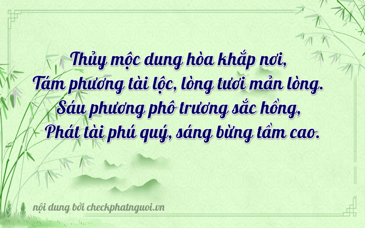 Bài thơ ý nghĩa cho <b>biển số 38A-18608</b> tại website checkphatnguoi.vn