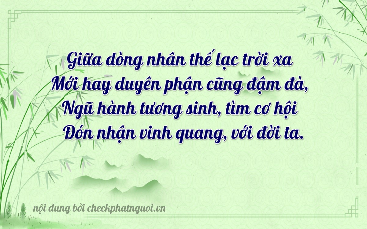 Bài thơ ý nghĩa cho <b>biển số 38A-31280</b> tại website checkphatnguoi.vn