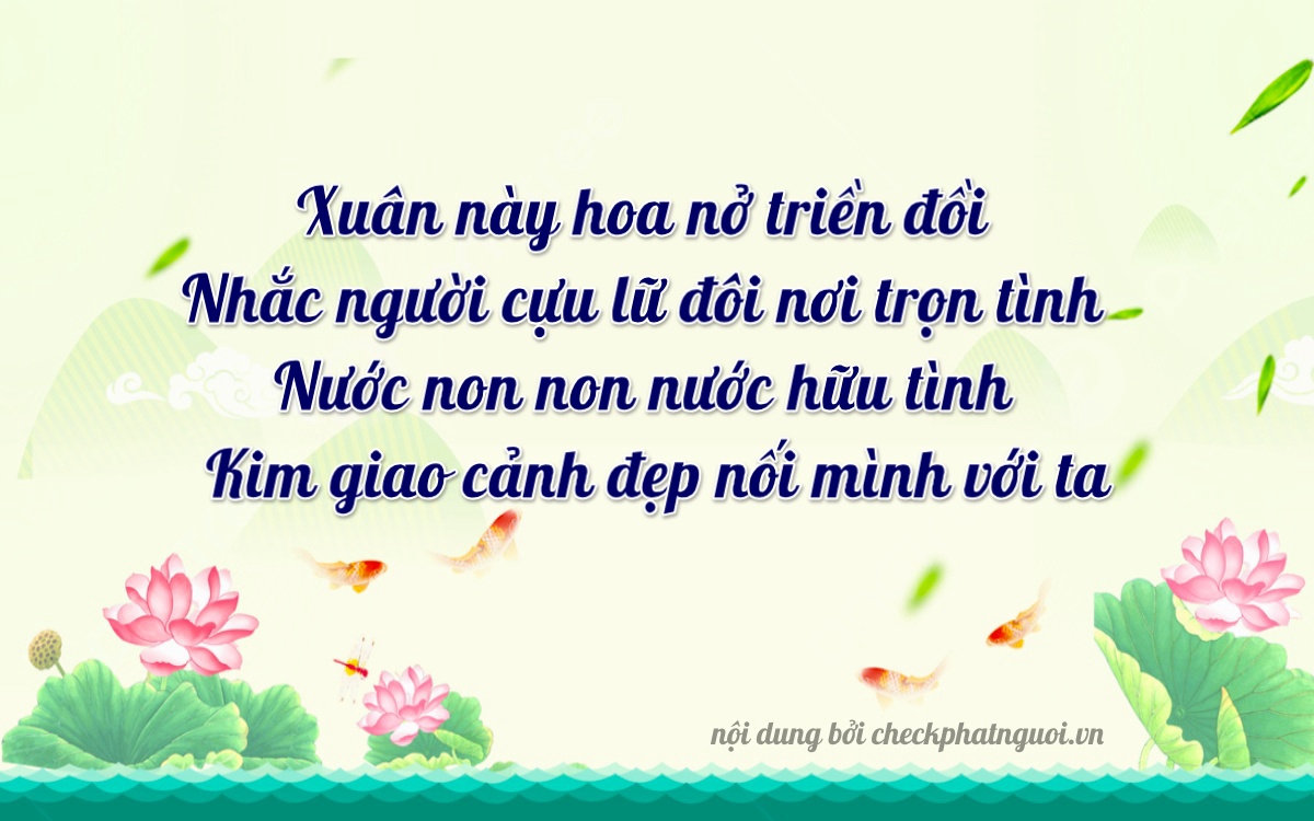 Bài thơ ý nghĩa cho <b>biển số 38A-34429</b> tại website checkphatnguoi.vn