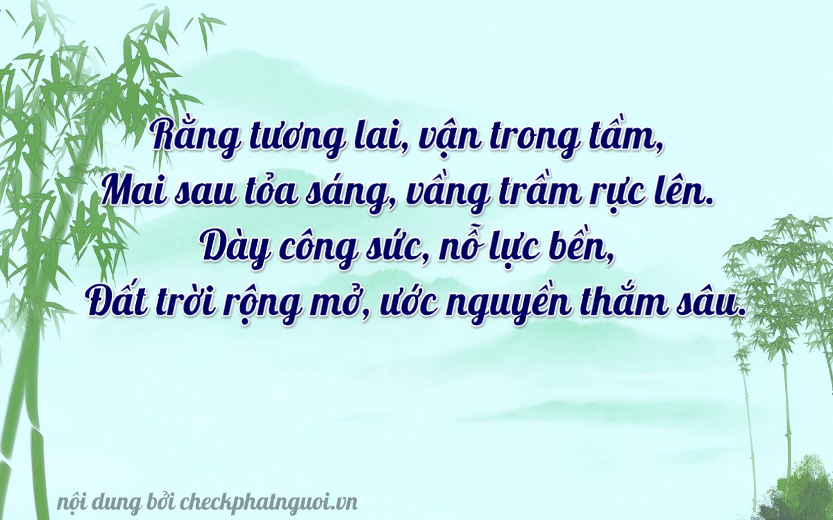 Bài thơ ý nghĩa cho <b>biển số 38A-45939</b> tại website checkphatnguoi.vn
