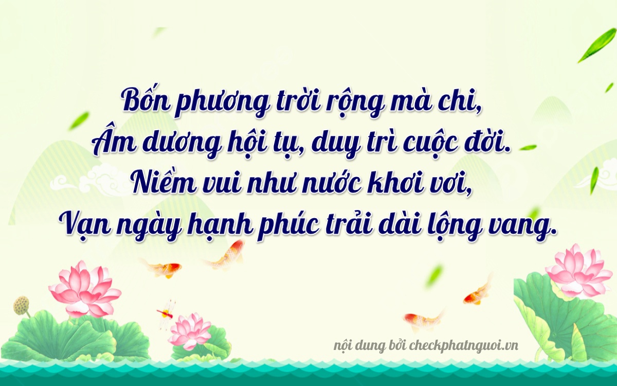 Bài thơ ý nghĩa cho <b>biển số 38A-48840</b> tại website checkphatnguoi.vn