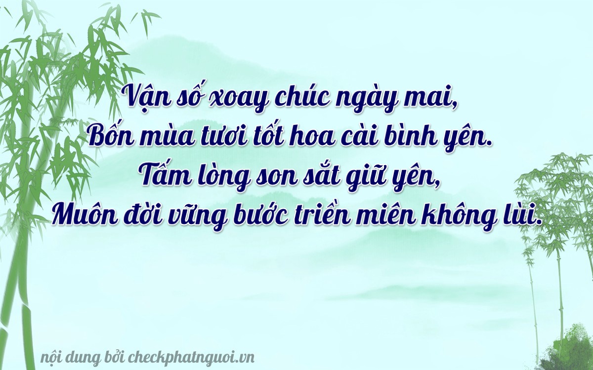 Bài thơ ý nghĩa cho <b>biển số 38A-51418</b> tại website checkphatnguoi.vn