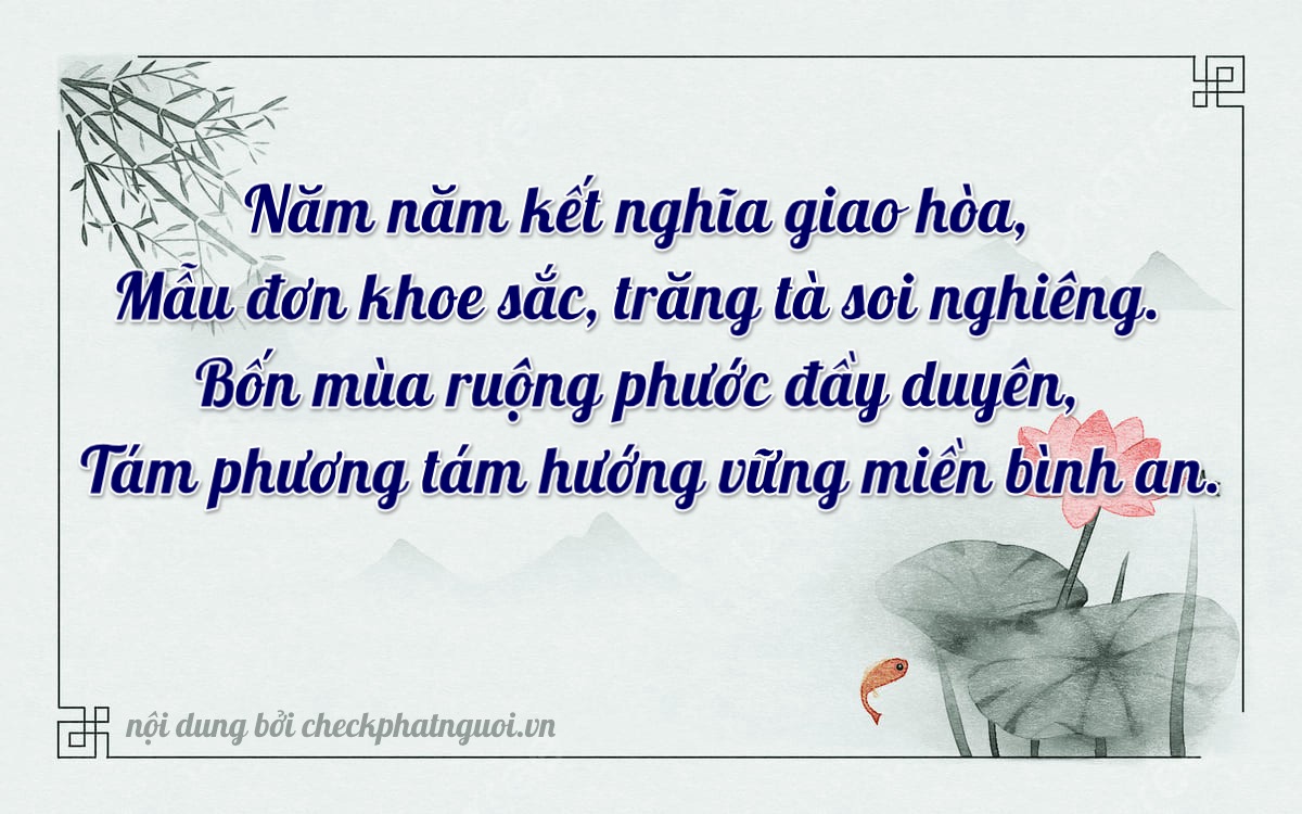 Bài thơ ý nghĩa cho <b>biển số 38A-51428</b> tại website checkphatnguoi.vn