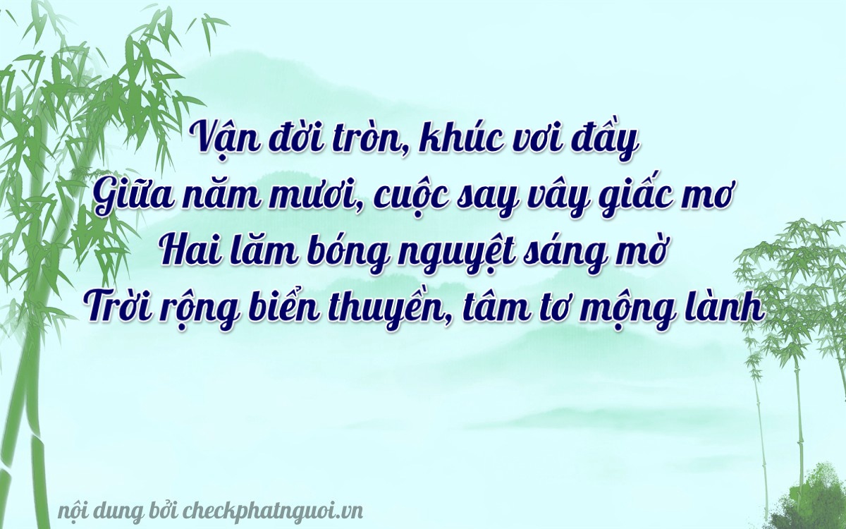 Bài thơ ý nghĩa cho <b>biển số 38A-52475</b> tại website checkphatnguoi.vn