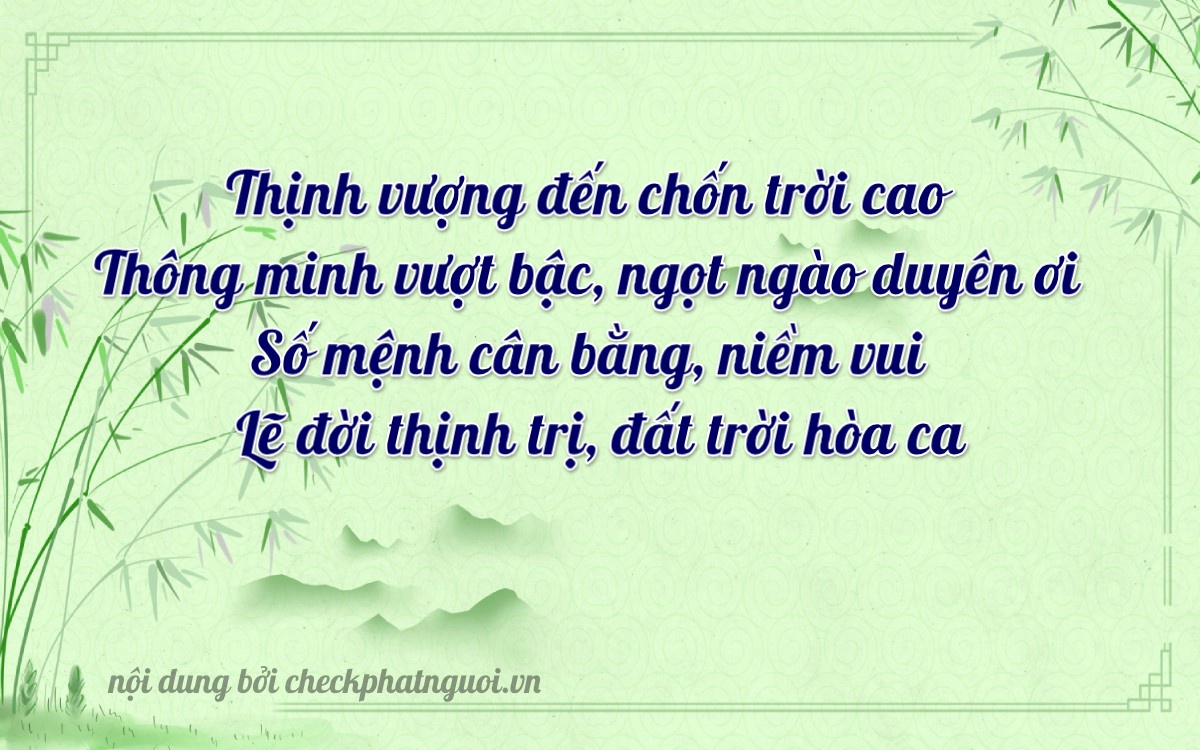 Bài thơ ý nghĩa cho <b>biển số 38A-53048</b> tại website checkphatnguoi.vn