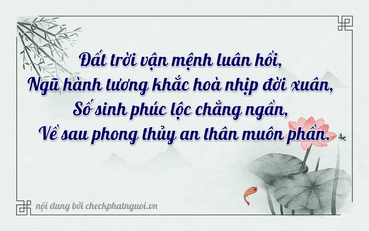 Bài thơ ý nghĩa cho <b>biển số 38A-56666</b> tại website checkphatnguoi.vn