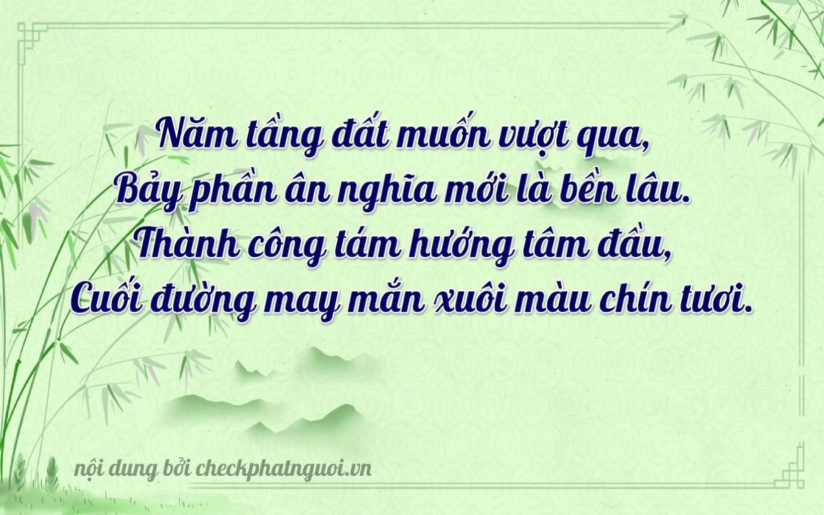 Bài thơ ý nghĩa cho <b>biển số 38A-57829</b> tại website checkphatnguoi.vn