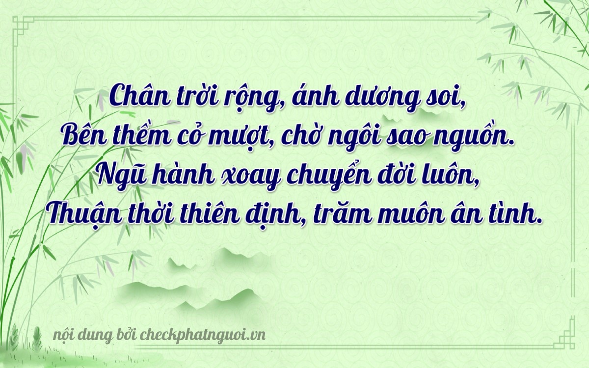 Bài thơ ý nghĩa cho <b>biển số 38A-59013</b> tại website checkphatnguoi.vn