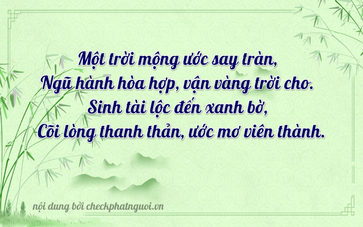 Bài thơ ý nghĩa cho <b>biển số 38A-60659</b> tại website checkphatnguoi.vn