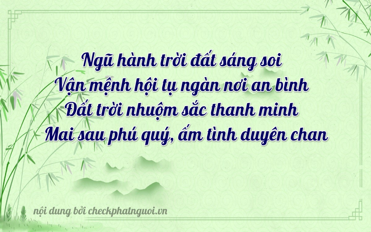 Bài thơ ý nghĩa cho <b>biển số 38A-61504</b> tại website checkphatnguoi.vn