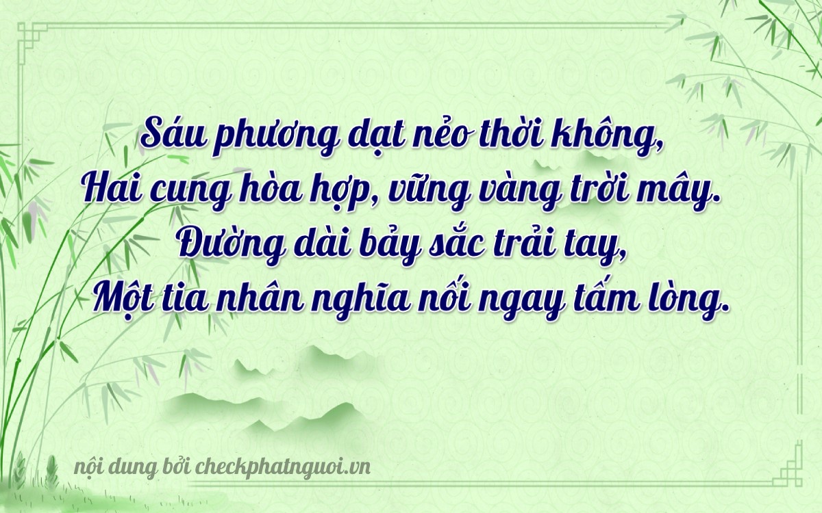 Bài thơ ý nghĩa cho <b>biển số 38A-62071</b> tại website checkphatnguoi.vn