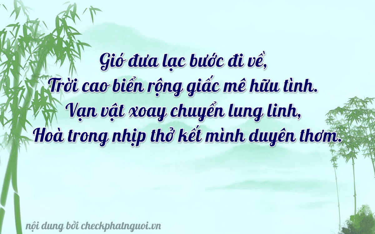 Bài thơ ý nghĩa cho <b>biển số 38A-63168</b> tại website checkphatnguoi.vn