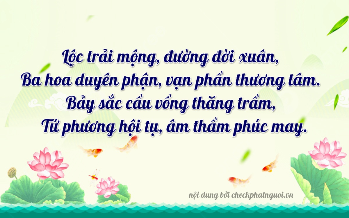 Bài thơ ý nghĩa cho <b>biển số 38A-63174</b> tại website checkphatnguoi.vn