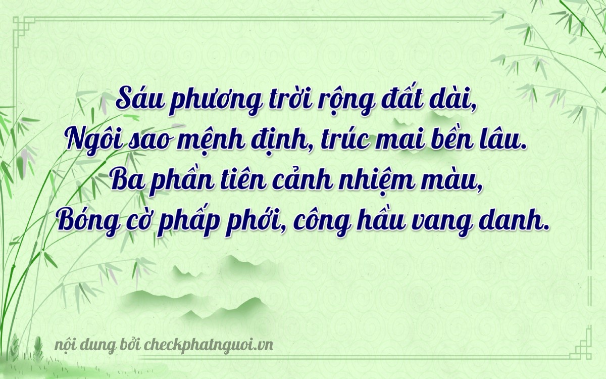 Bài thơ ý nghĩa cho <b>biển số 38A-65373</b> tại website checkphatnguoi.vn