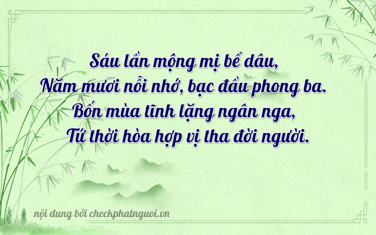 Bài thơ ý nghĩa cho <b>biển số 38A-65464</b> tại website checkphatnguoi.vn