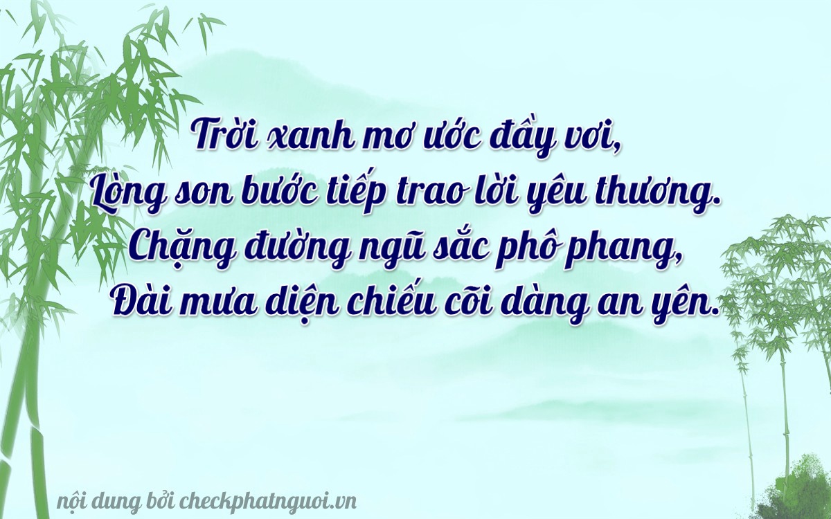 Bài thơ ý nghĩa cho <b>biển số 38A-65971</b> tại website checkphatnguoi.vn