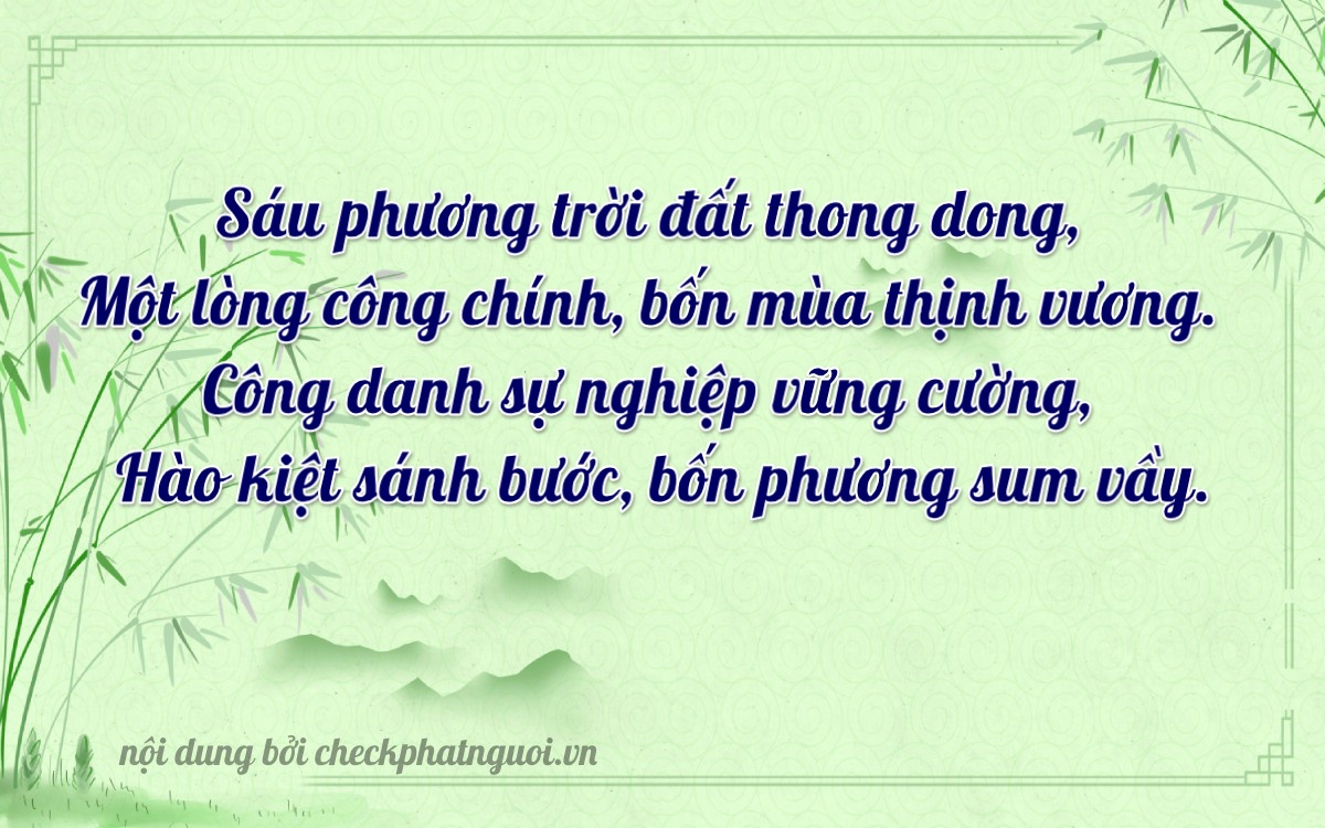 Bài thơ ý nghĩa cho <b>biển số 38A-66104</b> tại website checkphatnguoi.vn