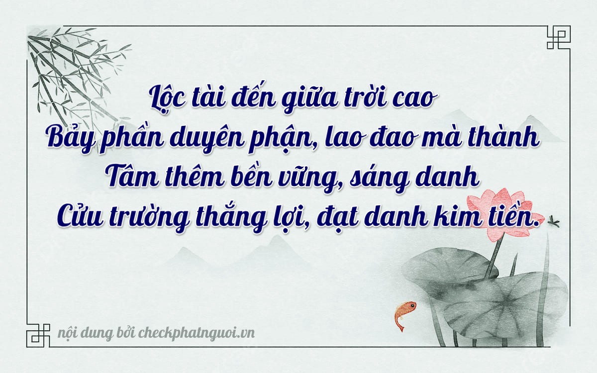 Bài thơ ý nghĩa cho <b>biển số 38A-67247</b> tại website checkphatnguoi.vn