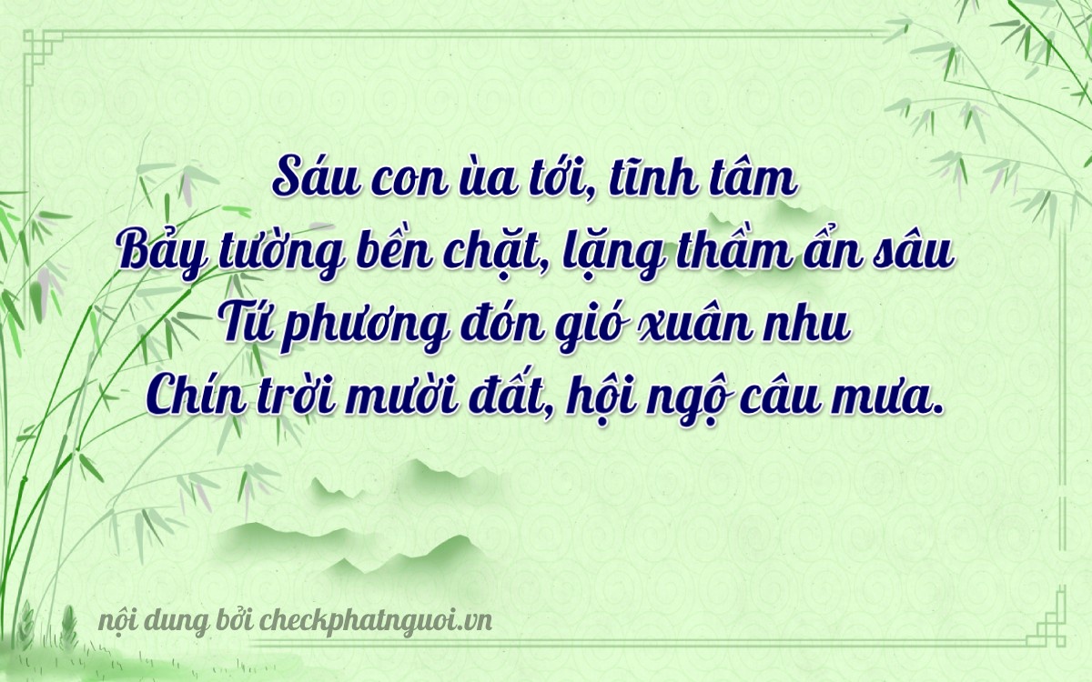 Bài thơ ý nghĩa cho <b>biển số 38A-67490</b> tại website checkphatnguoi.vn