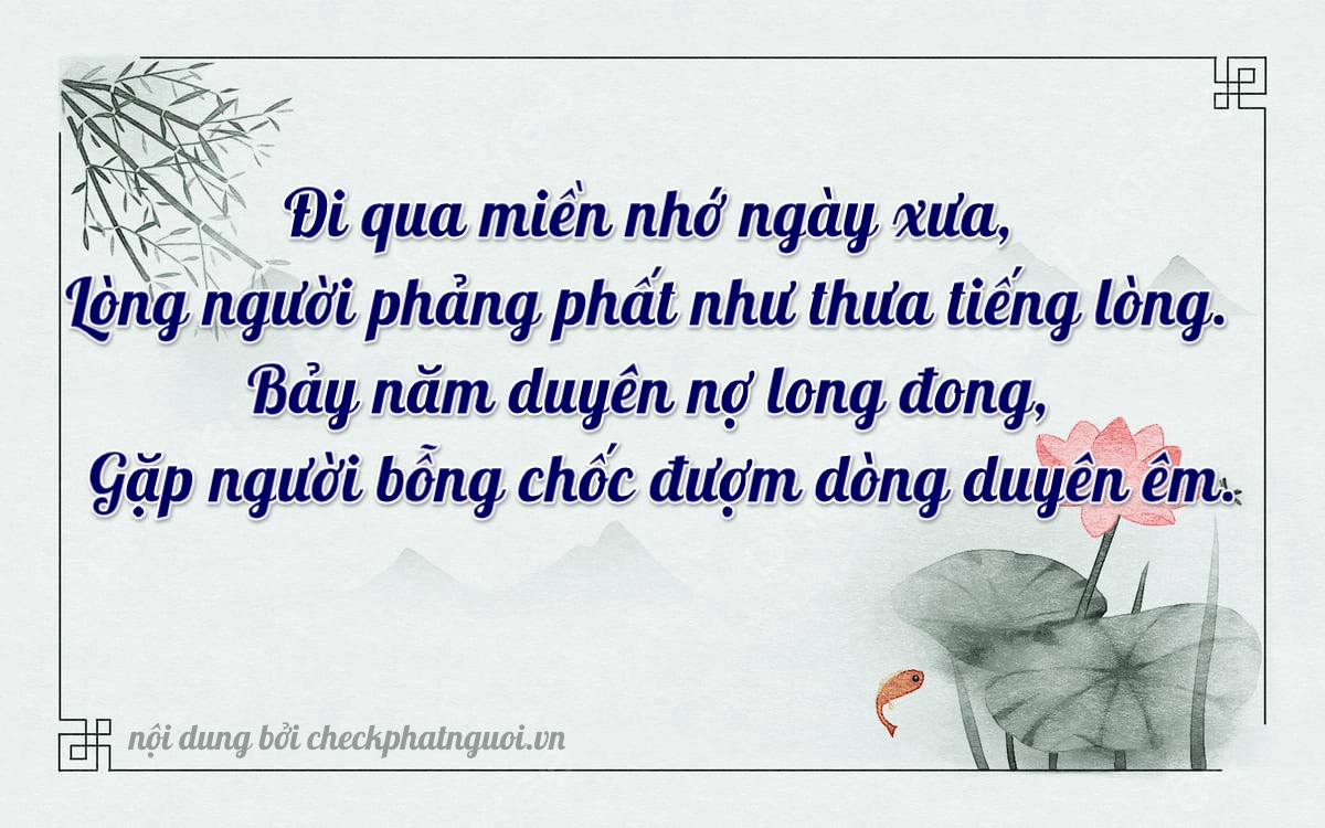 Bài thơ ý nghĩa cho <b>biển số 38A-68170</b> tại website checkphatnguoi.vn
