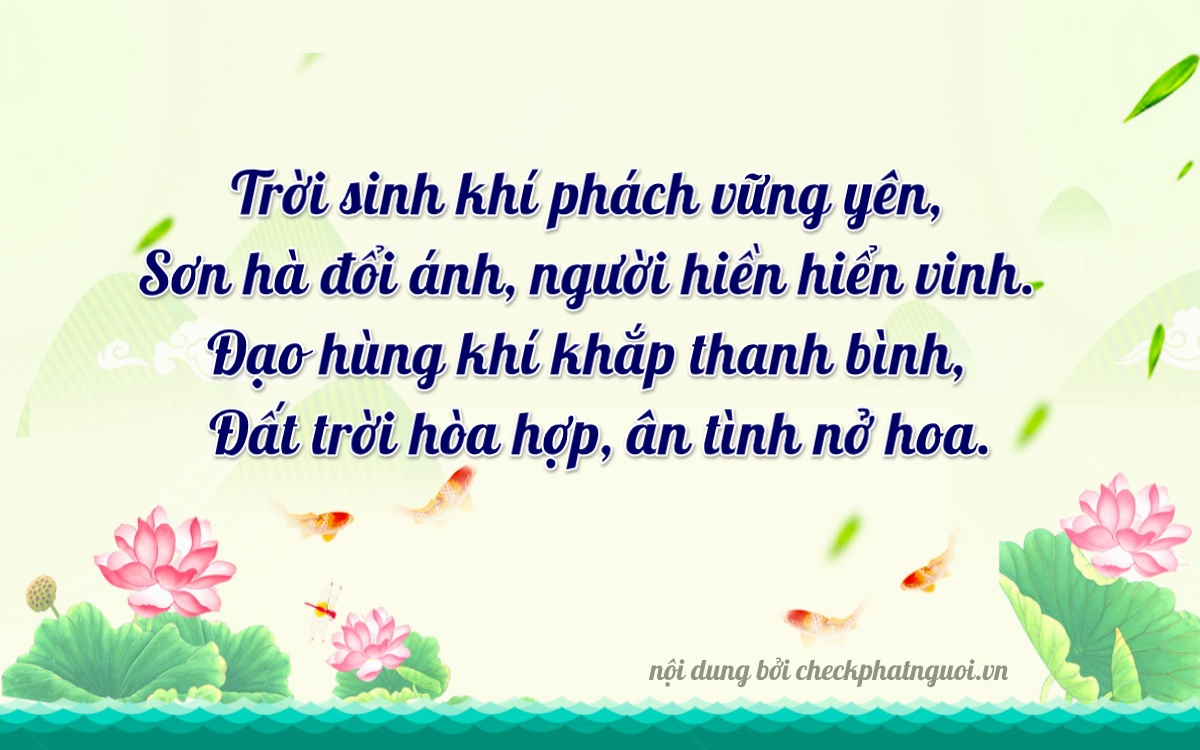 Bài thơ ý nghĩa cho <b>biển số 38A-72037</b> tại website checkphatnguoi.vn