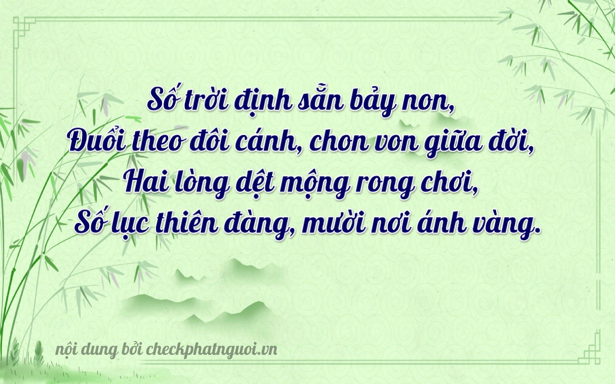 Bài thơ ý nghĩa cho <b>biển số 38A-72201</b> tại website checkphatnguoi.vn