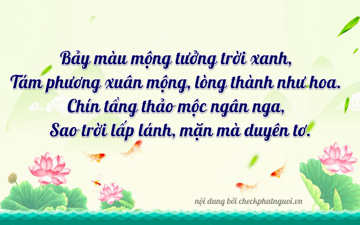 Bài thơ ý nghĩa cho <b>biển số 38A-78969</b> tại website checkphatnguoi.vn
