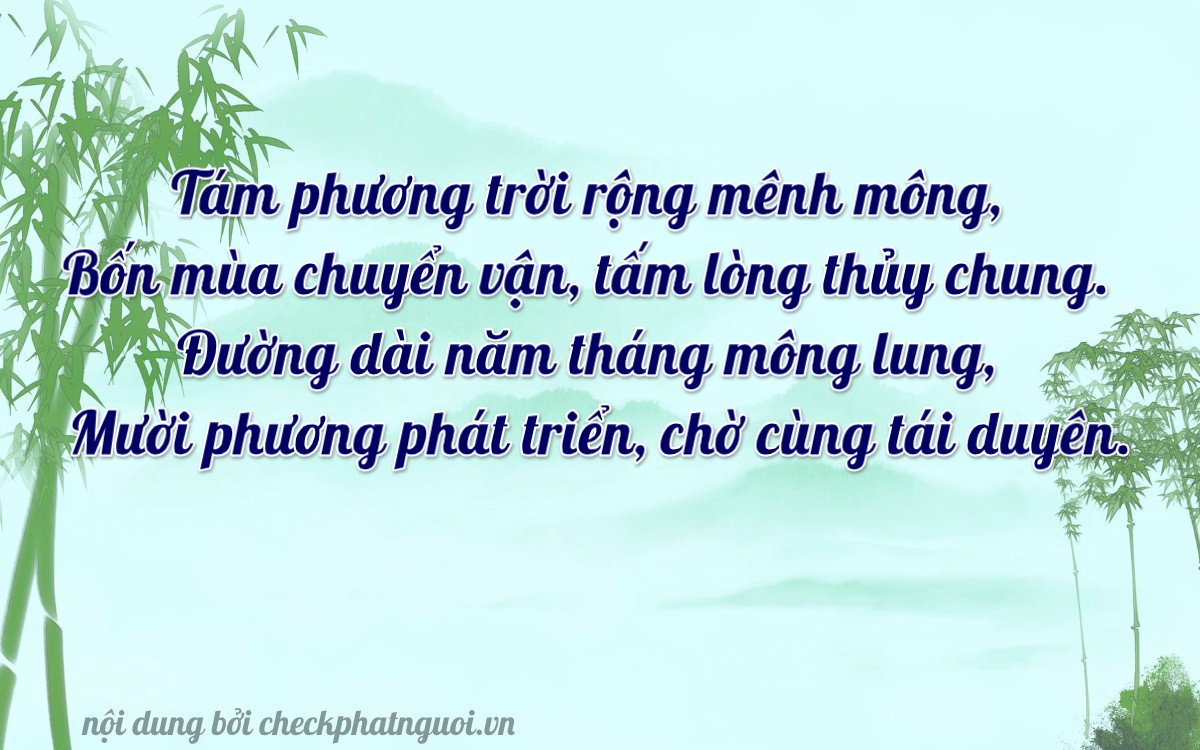 Bài thơ ý nghĩa cho <b>biển số 38A-80415</b> tại website checkphatnguoi.vn