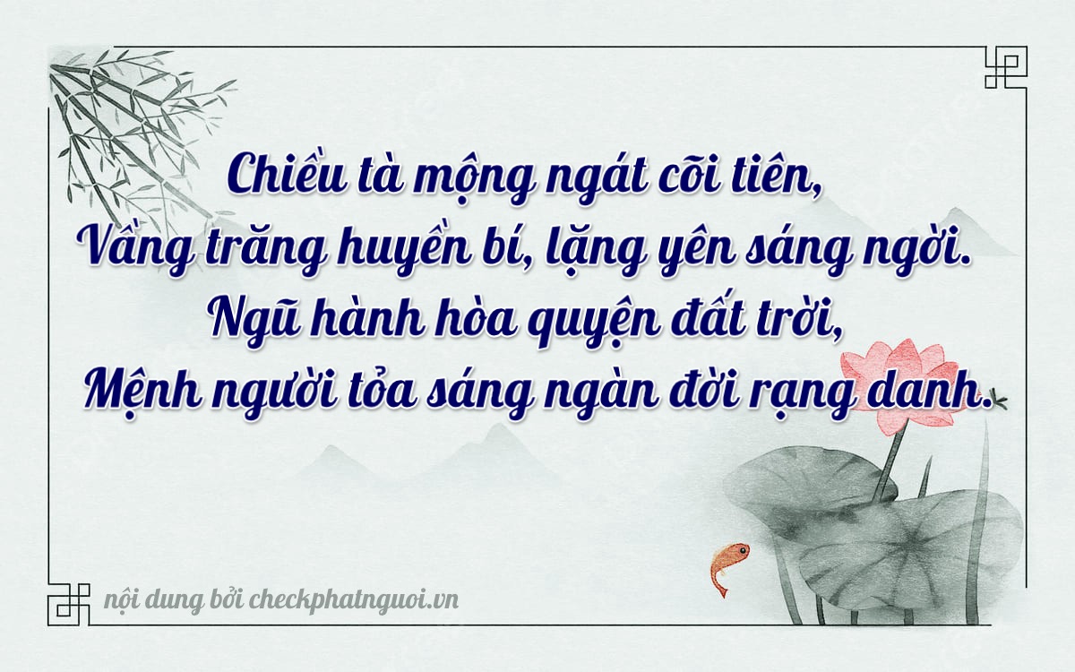 Bài thơ ý nghĩa cho <b>biển số 38A-85478</b> tại website checkphatnguoi.vn