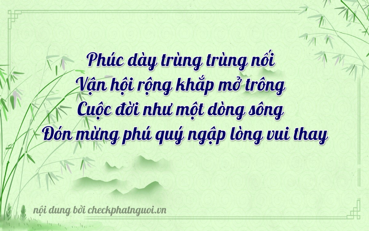 Bài thơ ý nghĩa cho <b>biển số 38A-8888</b> tại website checkphatnguoi.vn