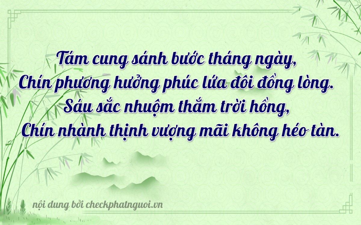 Bài thơ ý nghĩa cho <b>biển số 38A-89669</b> tại website checkphatnguoi.vn