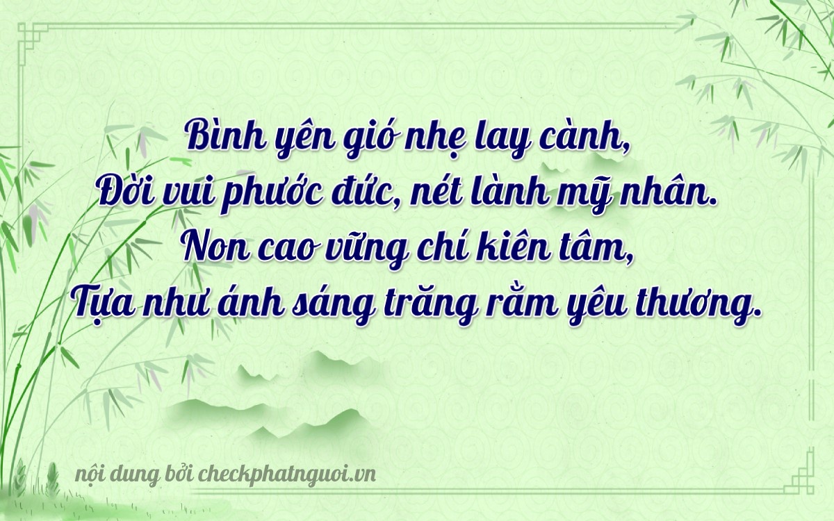 Bài thơ ý nghĩa cho <b>biển số 38AA-37043</b> tại website checkphatnguoi.vn
