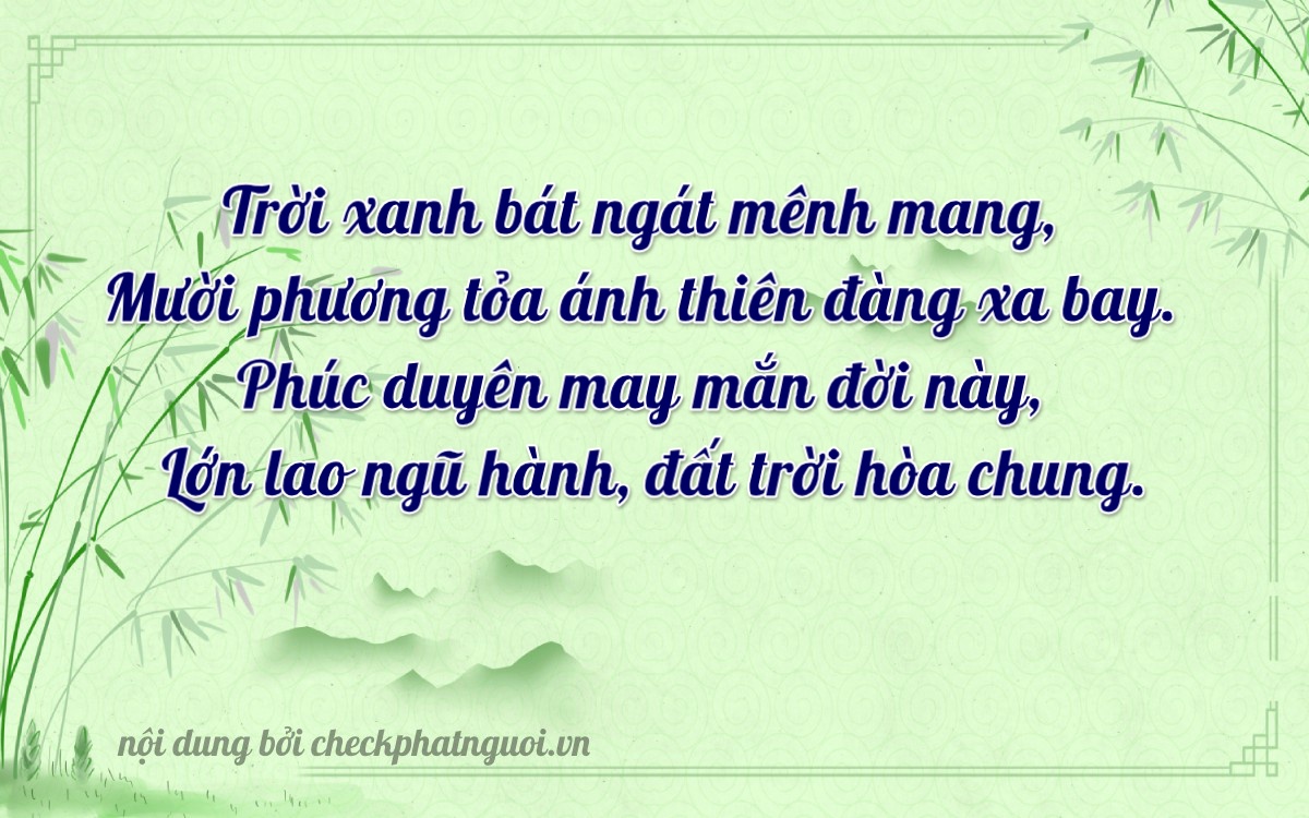 Bài thơ ý nghĩa cho <b>biển số 38AF-01853</b> tại website checkphatnguoi.vn
