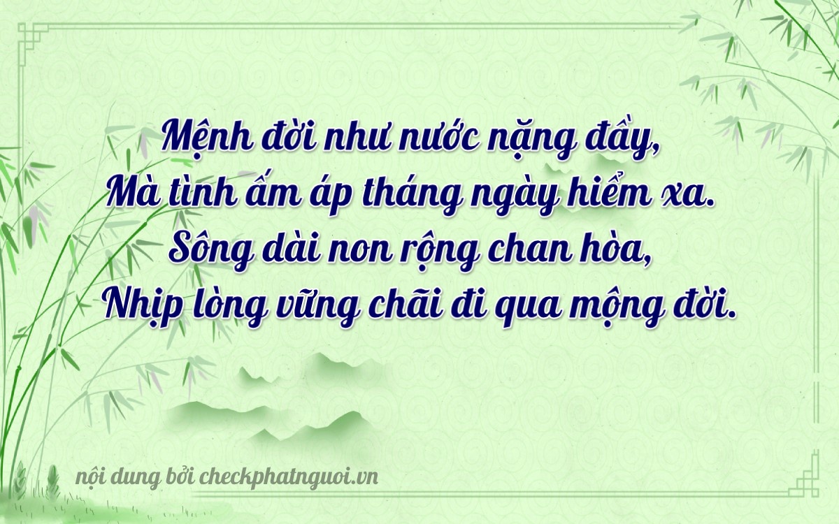 Bài thơ ý nghĩa cho <b>biển số 38AL-03812</b> tại website checkphatnguoi.vn