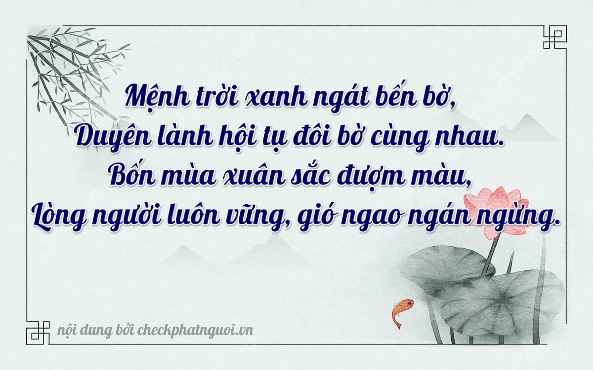 Bài thơ ý nghĩa cho <b>biển số 38AM-09426</b> tại website checkphatnguoi.vn