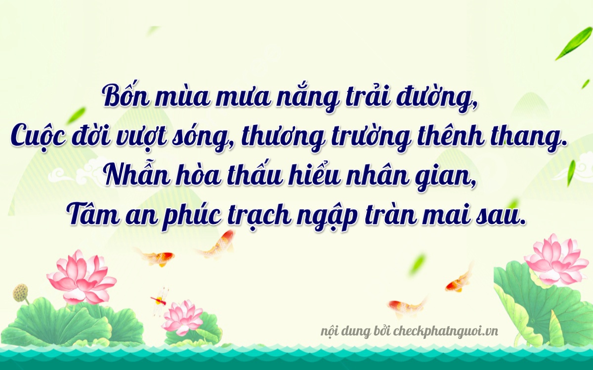Bài thơ ý nghĩa cho <b>biển số 38AP-04730</b> tại website checkphatnguoi.vn