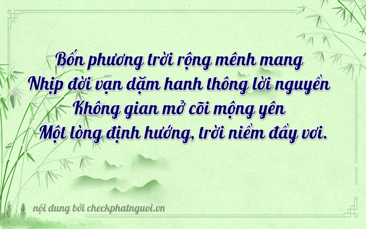 Bài thơ ý nghĩa cho <b>biển số 38C1-42021</b> tại website checkphatnguoi.vn