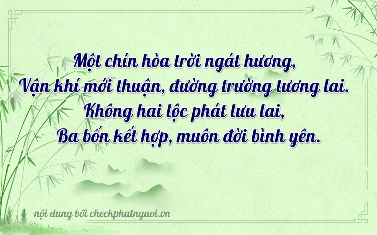 Bài thơ ý nghĩa cho <b>biển số 38C-19023</b> tại website checkphatnguoi.vn